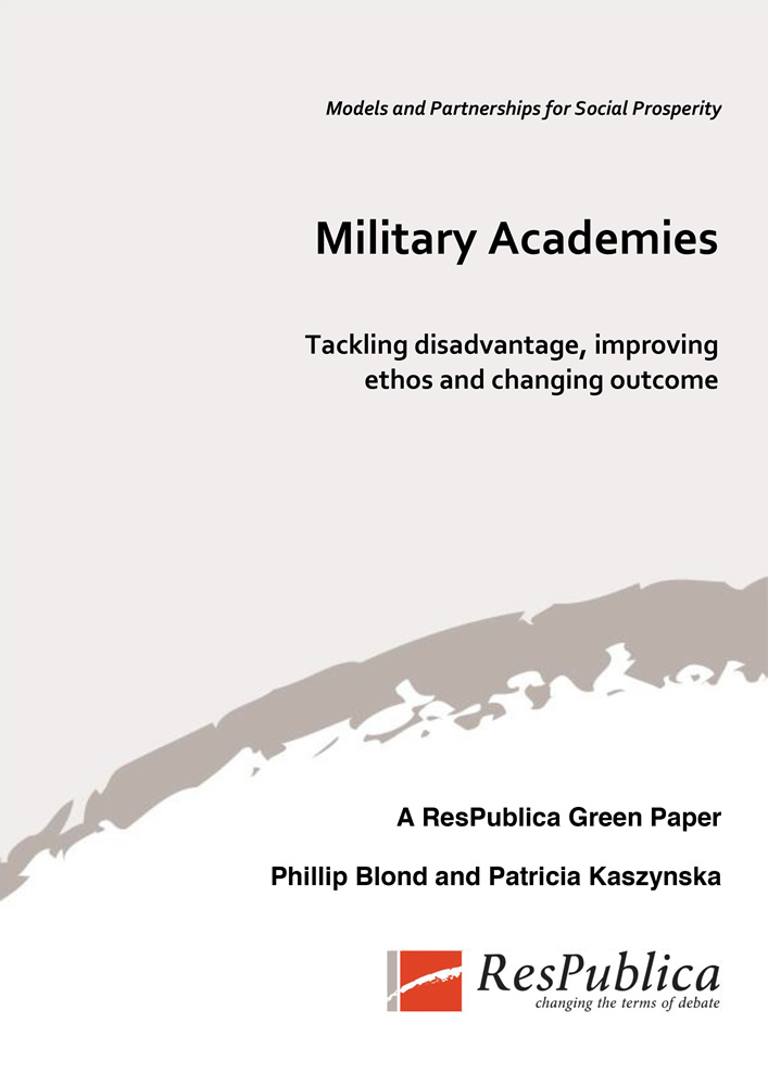 Military Academies: Tackling disadvantage, improving ethos and changing outcome