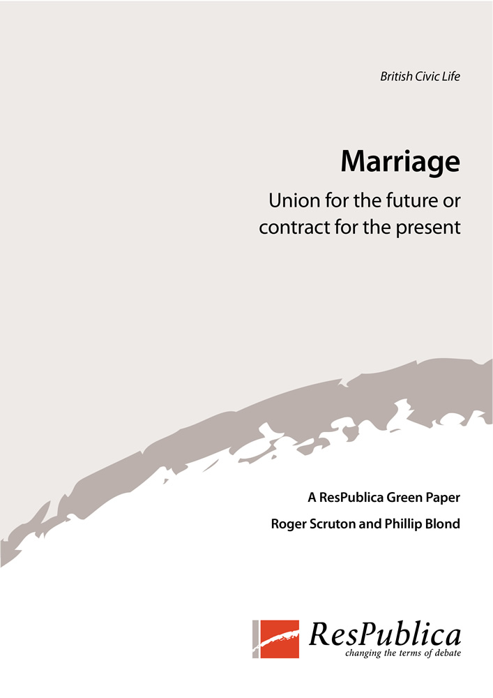 Marriage: Union for the future or contract for the present
