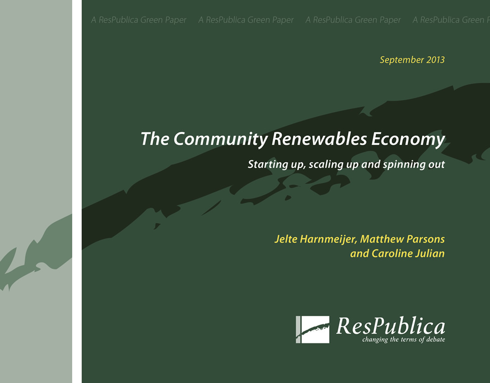 The Community Renewables Economy: Starting up, scaling up and spinning out