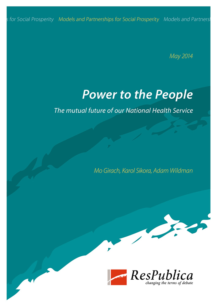 Power to the People: The mutual future of our National Health Service