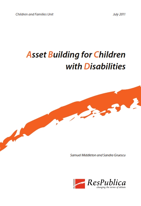 Asset Building for Children with Disabilities