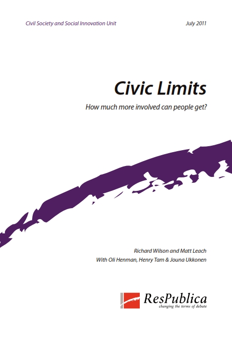 Civic Limits: How much more involved can people get?
