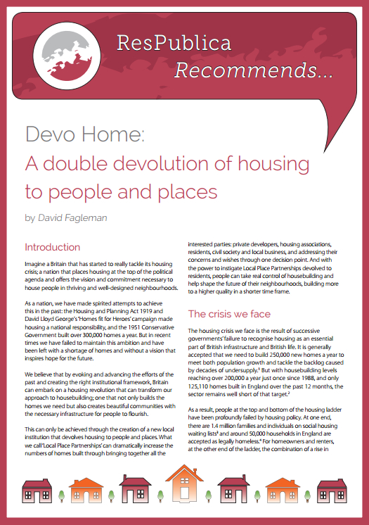 Devo Home: A double devolution of housing to people and places